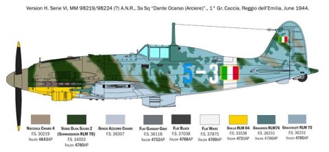 Model plastikowy Macchi MC.205 Veltro 1/32 Model plastikowy Macchi MC.205 Veltro 1/32