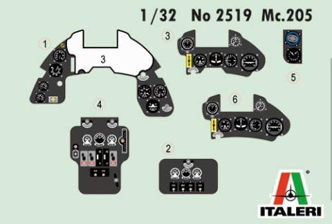 Model plastikowy Macchi MC.205 Veltro 1/32 Model plastikowy Macchi MC.205 Veltro 1/32