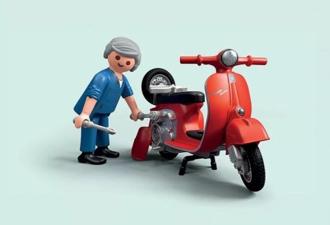 Zestaw figurek Vespa 71620 Garaż Vespy z lat 60-tych Zestaw figurek Vespa 71620 Garaż Vespy z lat 60-tych