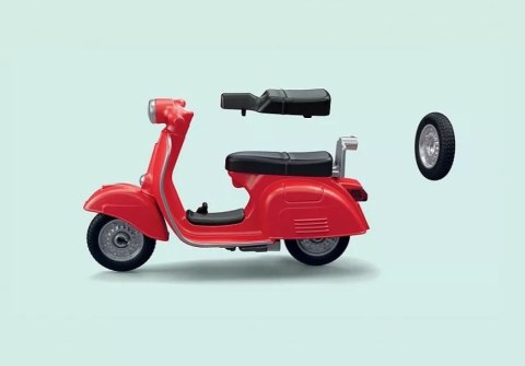 Zestaw figurek Vespa 71620 Garaż Vespy z lat 60-tych Zestaw figurek Vespa 71620 Garaż Vespy z lat 60-tych