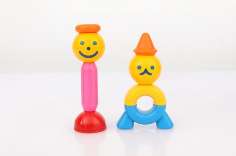 Klocki magnetyczne Stick-o Zestaw z niedźwiedziem 10 elementów Klocki magnetyczne Stick-o Zestaw z niedźwiedziem 10 elementów