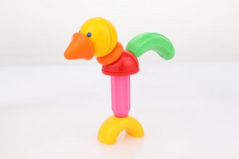 Klocki magnetyczne Stick-o Zestaw z niedźwiedziem 10 elementów Klocki magnetyczne Stick-o Zestaw z niedźwiedziem 10 elementów