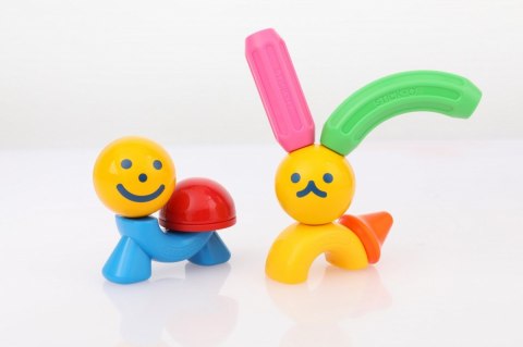 Klocki magnetyczne Stick-o Zestaw z niedźwiedziem 10 elementów Klocki magnetyczne Stick-o Zestaw z niedźwiedziem 10 elementów