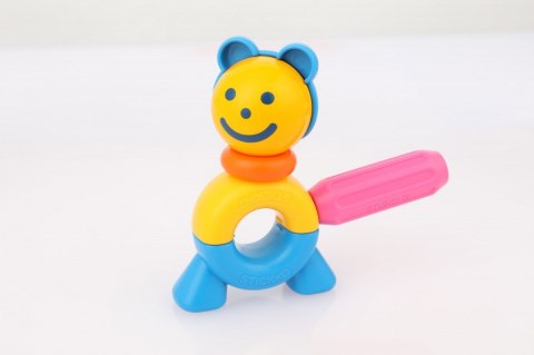 Klocki magnetyczne Stick-o Zestaw z niedźwiedziem 10 elementów Klocki magnetyczne Stick-o Zestaw z niedźwiedziem 10 elementów
