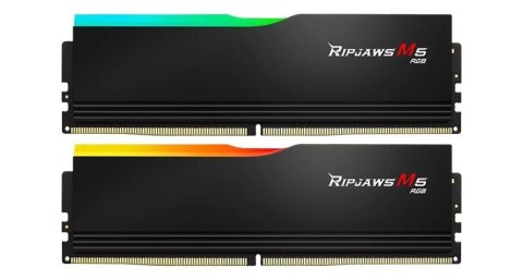Pamięć PC DDR5 96GB (2x48GB) Ripjaws M5 RGB 5200MHz CL40 XMP3 Czarny Pamięć PC DDR5 96GB (2x48GB) Ripjaws M5 RGB 5200MHz CL40 XMP3 Czarny