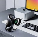 Ładowarka bezprzewodowa MagSafe LC-MC312 Slim 3w1 Qi2 15W + ładowarka PD 30W + Etui