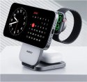 Ładowarka bezprzewodowa MagSafe LC-MC312 Slim 3w1 Qi2 15W + ładowarka PD 30W + Etui