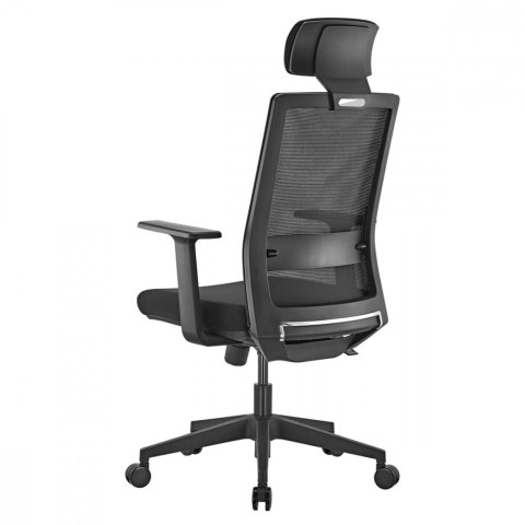 Fotel biurowy premium ergonomiczny ER-425 z wysokim oparciem, max 150 kg, regulowany Fotel biurowy premium ergonomiczny ER-425 z wysokim oparciem, max 150 kg, regulowany