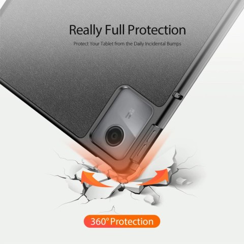Etui Dux Ducis Domo z klapką i smart sleep na Lenovo Tab M11 - czarne Etui Dux Ducis Domo z klapką i smart sleep na Lenovo Tab M11 - czarne