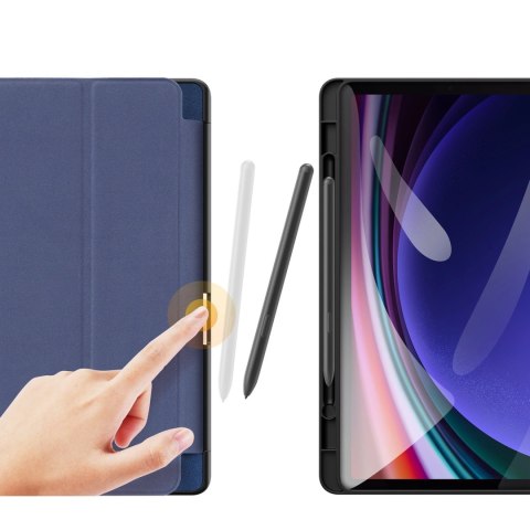 Etui z podstawką Dux Ducis Domo Samsung Galaxy Tab S9 FE - niebieskie Etui z podstawką Dux Ducis Domo Samsung Galaxy Tab S9 FE - niebieskie