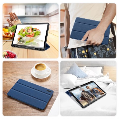 Etui z podstawką Dux Ducis Domo Samsung Galaxy Tab S9 FE - niebieskie Etui z podstawką Dux Ducis Domo Samsung Galaxy Tab S9 FE - niebieskie
