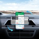 Joyroom samochodowy uchwyt magnetyczny bezprzewodowa indukcyjna ładowarka Qi 15 W (kompatybilna z MagSafe do iPhone) czarny (JR-