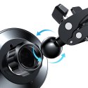 Joyroom samochodowy uchwyt magnetyczny bezprzewodowa indukcyjna ładowarka Qi 15 W (kompatybilna z MagSafe do iPhone) czarny (JR-