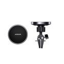 Joyroom samochodowy uchwyt magnetyczny bezprzewodowa indukcyjna ładowarka Qi 15 W (kompatybilna z MagSafe do iPhone) czarny (JR-