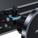 Joyroom samochodowy uchwyt magnetyczny bezprzewodowa indukcyjna ładowarka Qi 15 W (kompatybilna z MagSafe do iPhone) czarny (JR-