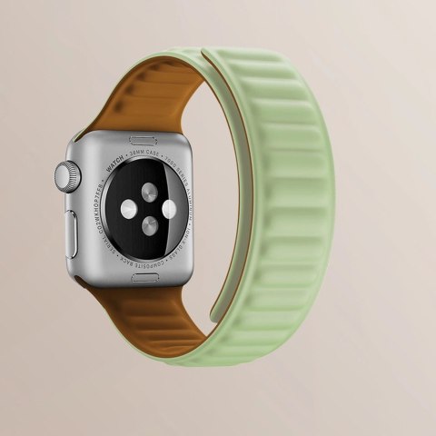 Magnetic Strap pasek do Watch 6 / 5 / 4 / 3 / 2 / SE (44mm / 42mm) magnetyczna opaska bransoleta bransoletka czerwony Magnetic Strap pasek do Watch 6 / 5 / 4 / 3 / 2 / SE (44mm / 42mm) magnetyczna opaska bransoleta bransoletka czerwony