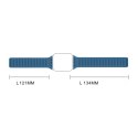 Magnetic Strap pasek do Watch 6 / 5 / 4 / 3 / 2 / SE (44mm / 42mm) magnetyczna opaska bransoleta bransoletka czerwony