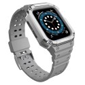 Protect Strap Band opaska z etui do Apple Watch 9 / 8 / 7 / 6 / 5 / 4 / 3 / 2 / SE / SE2 (41 / 40 / 38mm) obudowa pancerny pokro
