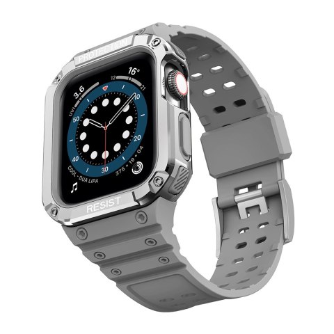 Protect Strap Band opaska z etui do Apple Watch 9 / 8 / 7 / 6 / 5 / 4 / 3 / 2 / SE / SE2 (41 / 40 / 38mm) obudowa pancerny pokro Protect Strap Band opaska z etui do Apple Watch 9 / 8 / 7 / 6 / 5 / 4 / 3 / 2 / SE / SE2 (41 / 40 / 38mm) obudowa pancerny pokro