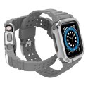Protect Strap Band opaska z etui do Apple Watch 9 / 8 / 7 / 6 / 5 / 4 / 3 / 2 / SE / SE2 (41 / 40 / 38mm) obudowa pancerny pokro