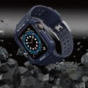 Protect Strap Band opaska z etui do Apple Watch 9 / 8 / 7 / 6 / 5 / 4 / 3 / 2 / SE / SE2 (41 / 40 / 38mm) obudowa pancerny pokro