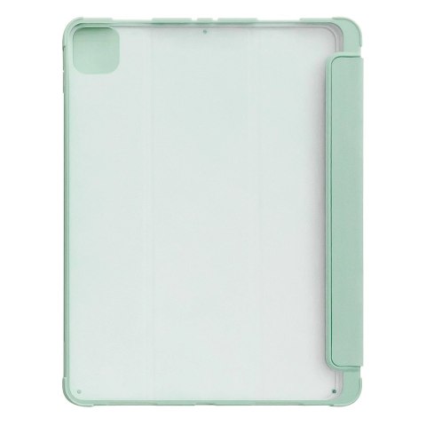Stand Tablet Case etui Smart Cover pokrowiec na iPad Pro 12.9'' 2021 / 2020 z funkcja podstawki zielony Stand Tablet Case etui Smart Cover pokrowiec na iPad Pro 12.9'' 2021 / 2020 z funkcja podstawki zielony