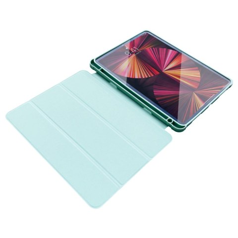 Stand Tablet Case etui Smart Cover pokrowiec na iPad Pro 12.9'' 2021 / 2020 z funkcja podstawki zielony Stand Tablet Case etui Smart Cover pokrowiec na iPad Pro 12.9'' 2021 / 2020 z funkcja podstawki zielony