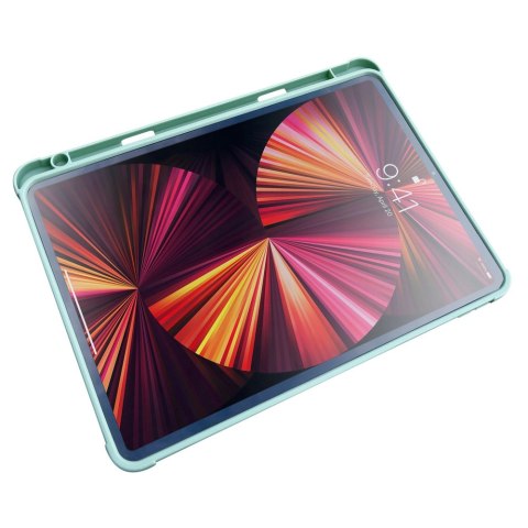 Stand Tablet Case etui Smart Cover pokrowiec na iPad Pro 12.9'' 2021 / 2020 z funkcja podstawki zielony Stand Tablet Case etui Smart Cover pokrowiec na iPad Pro 12.9'' 2021 / 2020 z funkcja podstawki zielony
