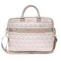 Torba Guess Quilted na laptopa 16" - różowa