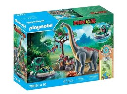 Zestaw z figurkami Dinos 71819 Brachiozaur z poduszkowcem