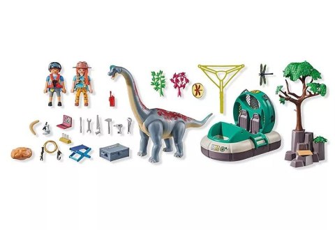 Zestaw z figurkami Dinos 71819 Brachiozaur z poduszkowcem Zestaw z figurkami Dinos 71819 Brachiozaur z poduszkowcem