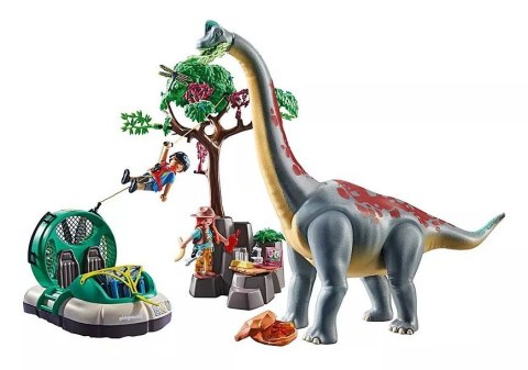 Zestaw z figurkami Dinos 71819 Brachiozaur z poduszkowcem Zestaw z figurkami Dinos 71819 Brachiozaur z poduszkowcem