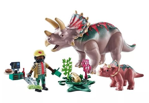 Zestaw z figurkami Dinos 71821 Triceratopsy Zestaw z figurkami Dinos 71821 Triceratopsy