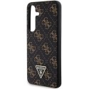 Etui Guess 4G Triangle na Samsung Galaxy S24+ - czarne