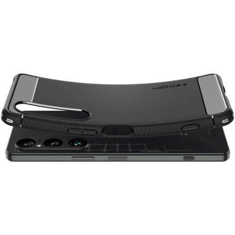Etui Spigen Rugged Armor na Sony Xperia 1 VI - czarny mat Etui Spigen Rugged Armor na Sony Xperia 1 VI - czarny mat