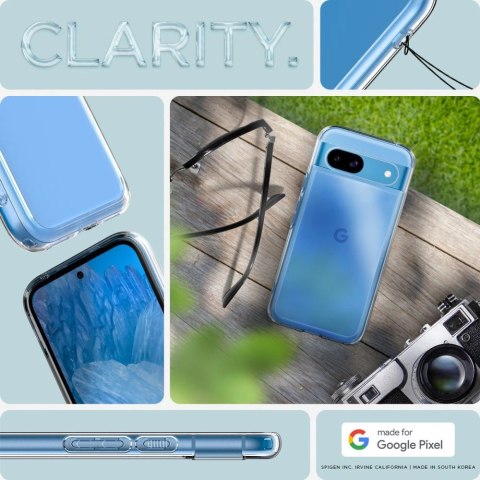 Etui Spigen Ultra Hybrid na Google Pixel 8A - przezroczyste Etui Spigen Ultra Hybrid na Google Pixel 8A - przezroczyste