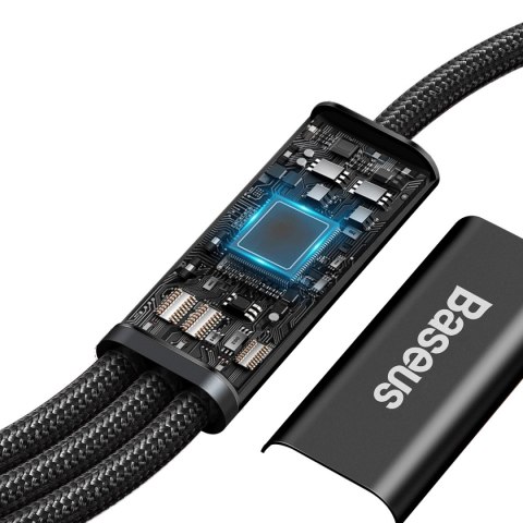 Kabel Baseus Rapid Series 3w1 USB-C - USB-C / Lightning / micro USB 20W PD 1.5m - czarny Kabel Baseus Rapid Series 3w1 USB-C - USB-C / Lightning / micro USB 20W PD 1.5m - czarny