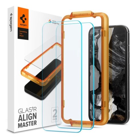 Szkło hartowane Spigen ALM Glas.tR na Google Pixel 8A - 2 szt. Szkło hartowane Spigen ALM Glas.tR na Google Pixel 8A - 2 szt.