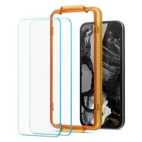 Szkło hartowane Spigen ALM Glas.tR na Google Pixel 8A - 2 szt. Szkło hartowane Spigen ALM Glas.tR na Google Pixel 8A - 2 szt.