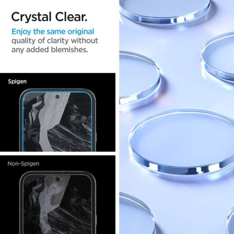 Szkło hartowane Spigen ALM Glas.tR na Google Pixel 8A - 2 szt. Szkło hartowane Spigen ALM Glas.tR na Google Pixel 8A - 2 szt.