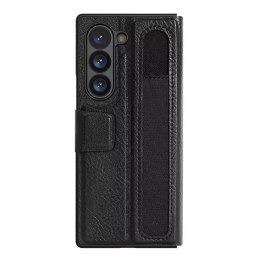 Etui Nillkin Aoge Leather Case na Samsung Galaxy Z Fold 6 5G - czarne