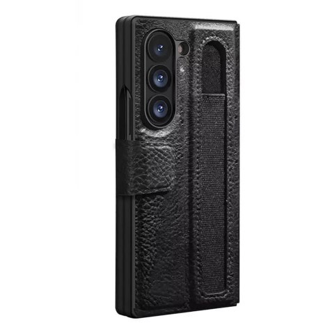 Etui Nillkin Aoge Leather Case na Samsung Galaxy Z Fold 6 5G - czarne Etui Nillkin Aoge Leather Case na Samsung Galaxy Z Fold 6 5G - czarne