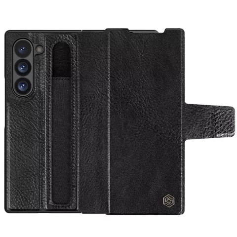 Etui Nillkin Aoge Leather Case na Samsung Galaxy Z Fold 6 5G - czarne Etui Nillkin Aoge Leather Case na Samsung Galaxy Z Fold 6 5G - czarne