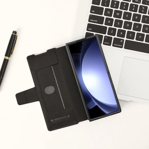 Etui Nillkin Aoge Leather Case na Samsung Galaxy Z Fold 6 5G - czarne Etui Nillkin Aoge Leather Case na Samsung Galaxy Z Fold 6 5G - czarne