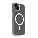 Etui Puro Lite Mag z MagSafe na iPhone 15 - przezroczyste