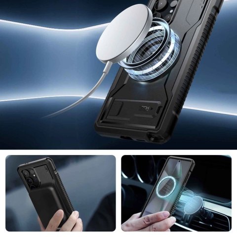 Etui Tech-Protect Kevlar MagSafe+ na Samsung Galaxy S24 Ultra - czarne Etui Tech-Protect Kevlar MagSafe+ na Samsung Galaxy S24 Ultra - czarne