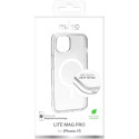 Etui silikonowe Puro Lite Mag Pro MagSafe do iPhone 15 - przezroczyste