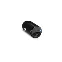 Ładowarka samochodowa Puro Mini 30W Power Delivery 2 x USB-C - czarna