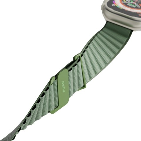 Pasek nylonowy Puro Extreme do Apple Watch 42 / 44 / 45 / 49 mm - ciemnozielony Pasek nylonowy Puro Extreme do Apple Watch 42 / 44 / 45 / 49 mm - ciemnozielony