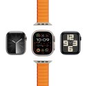 Pasek nylonowy Puro Extreme do Apple Watch 42 / 44 / 45 / 49 mm - pomarańczowy